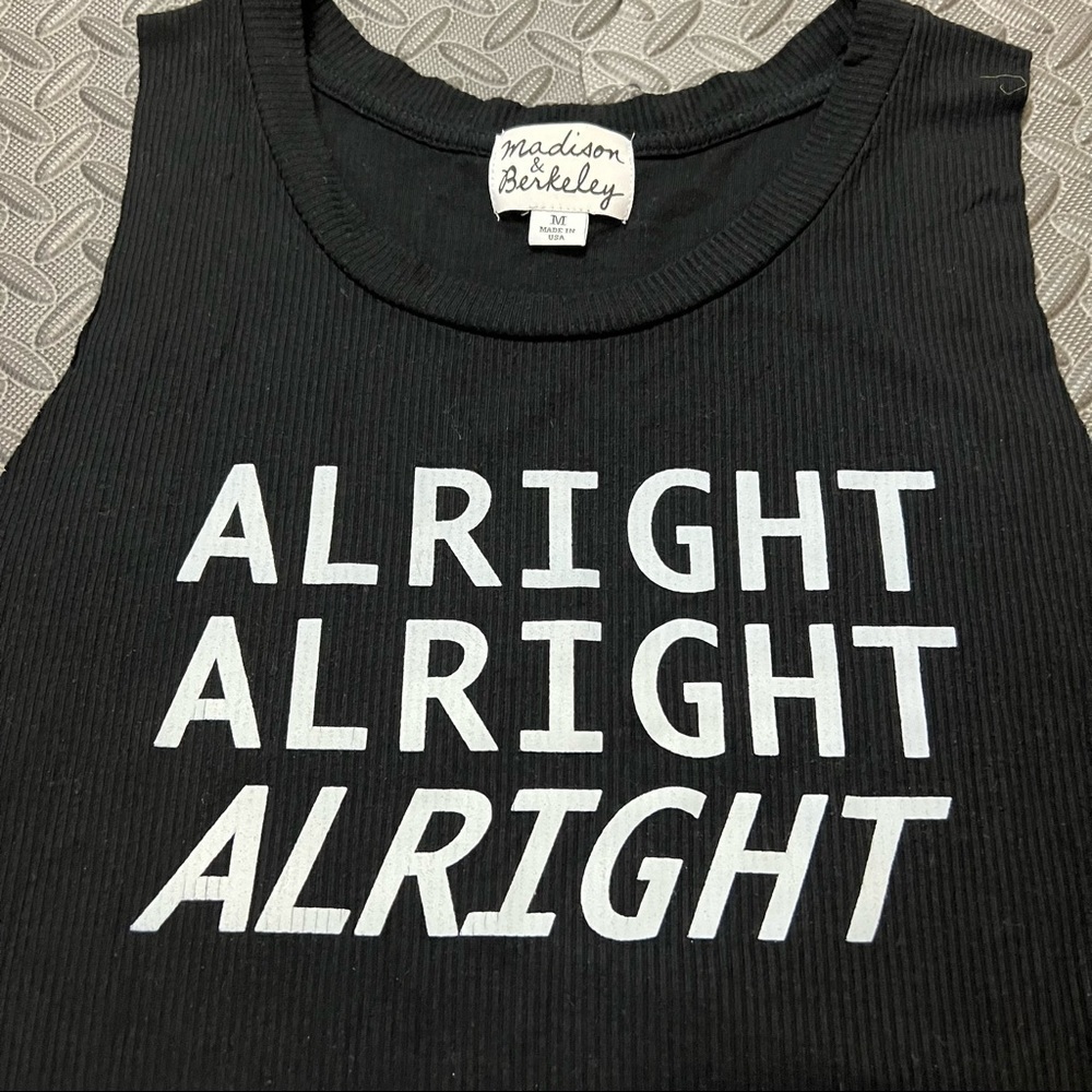 MADISON & BERKELEY | “Alright” tank top - Picture 5 of 7